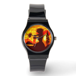 Hula-Tänzerin Armbanduhr