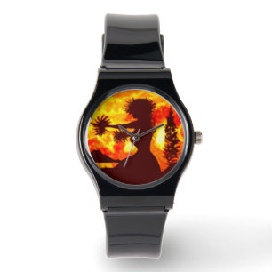 Hula-Tänzerin Armbanduhr