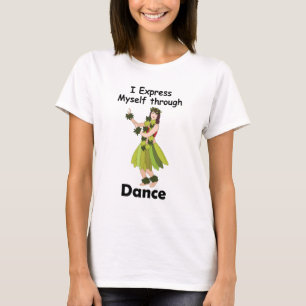 Hula-Tänzerin, die sich durch Tanz ausdrückt T-Shirt