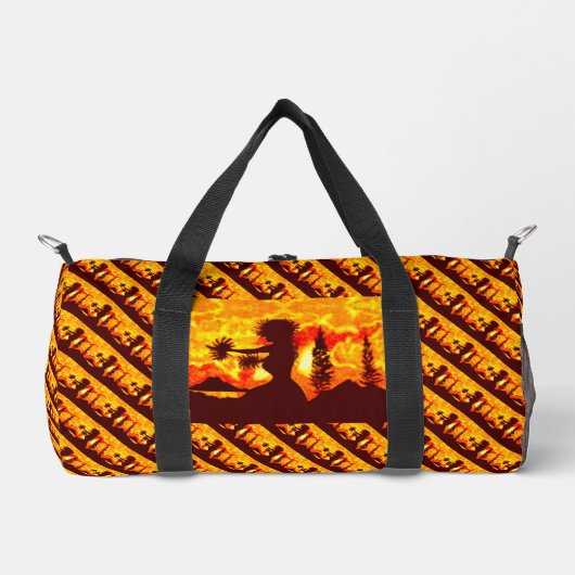 Hula-Tänzerin Duffle Bag (Vorderseite)