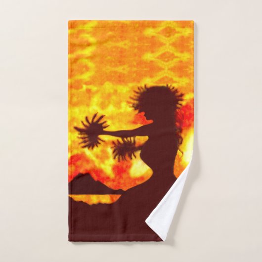 Hula-Tänzerin Handtuch (Handtuch)
