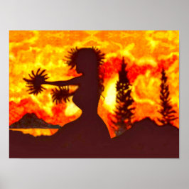 Hula-Tänzerin  Poster