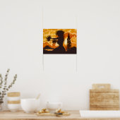 Hula-Tänzerin  Poster (Küche)
