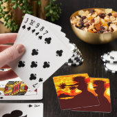 Hula-Tänzerin  Spielkarten (In Situ)