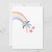 Hula This Way Luau Aloha Tropical Summer Birthday Einladung (Rückseite)