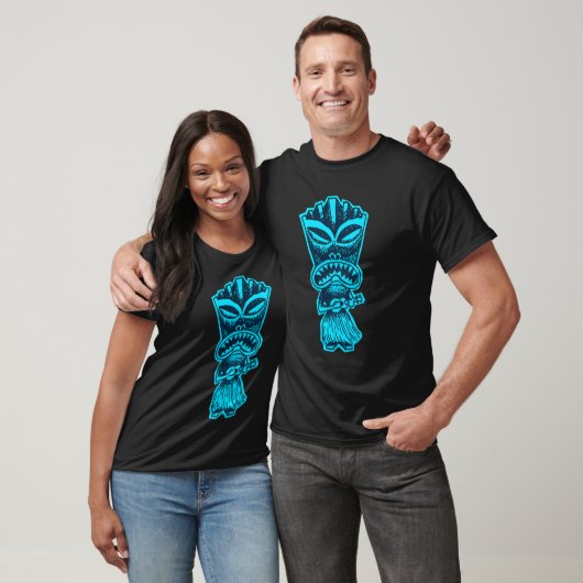 Hula Tiki Blue T-Shirt (Unisex)