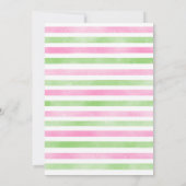 Huladay Party Flamingo Santa Tropical Weihnachten Einladung (Rückseite)