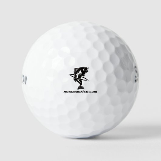 HulaMan 3er Pack Golfbälle (Vorderseite)