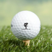 HulaMan 3er Pack Golfbälle (Insitu T-Shirt)