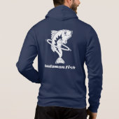 HulaMan Blue Hoodie (Rückseite)