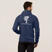 HulaMan Blue Kapuzenpullover Hoodie (Schwarz voll)