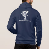 HulaMan Blue Kapuzenpullover Hoodie (Rückseite)