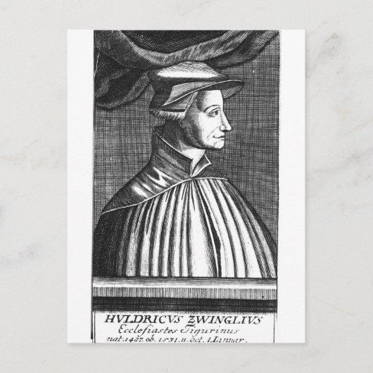 Huldrych Zwingli Postkarte (Vorderseite)