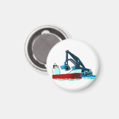 Hulett Magnet (Vorderseite/Rückseite)