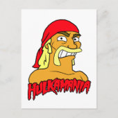 Hulk Hogan Hulkamania Tribute Postkarte (Vorderseite)