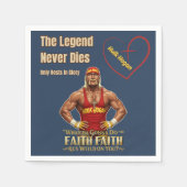 Hulk Hogan wird diese kühn inspiriert Hulkster Lie Serviette (Vorderseite)