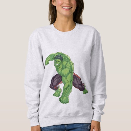 Hulk Smash Women Sweatshirt (Vorderseite)