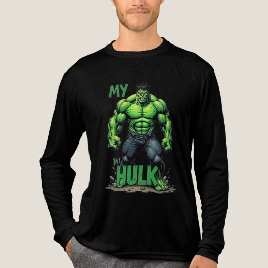 Hulk  Tri-Blend shirt (Vorderseite)