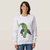 Hulk Zerquetscht Frauen Sweatshirt (Vorne ganz)