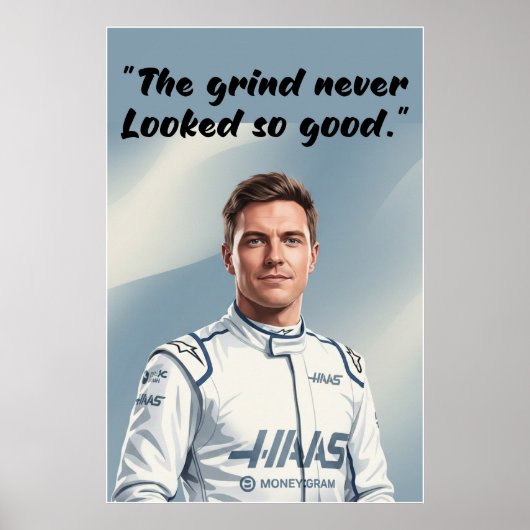 Hülkenberg Quote Poster (Vorne)