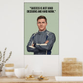 Hülkenberg Quote Poster (Küche)
