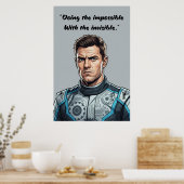 Hülkenberg Quote Poster – Doing the Impossible (Küche)