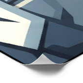 Hülkenberg Quote Poster – Never Give Up (Ecke)