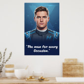 Hülkenberg-Zitatposter Poster (Küche)