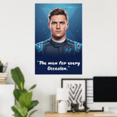 Hülkenberg-Zitatposter Poster (Heimbüro)
