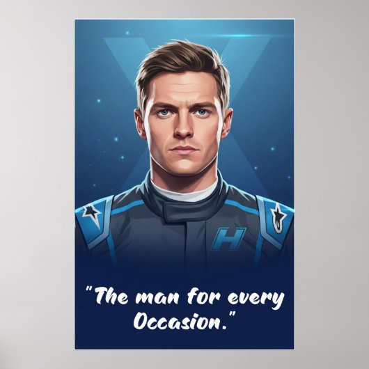 Hülkenberg-Zitatposter Poster (Vorne)