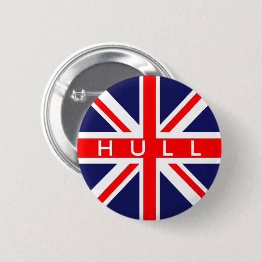 Hull: Britische Flagge Button (Vorne & Hinten)