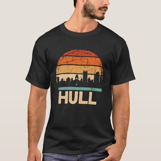 Hull City Skyline T-Shirt (Vorderseite)