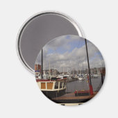 Hull Marina Boats Magnet (Vorderseite/Rückseite)