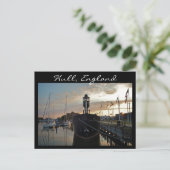 Hull Marina, Sunset [Postkarte] Postkarte (Stehend Vorderseite)