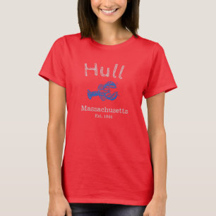 Hull Massachusetts Blue Lobster T - Shirt, dark, W T-Shirt
