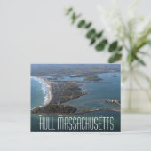 Hull Massachusetts Postkarte (Stehend Vorderseite)