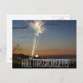 Hull Massachusetts Postkarte 4 (Vorne/Hinten)