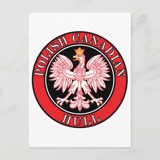 Hull Polnischer Adler Postkarte (Vorderseite)