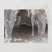 Hull Quebec Gritty Ice Caves Postkarte (Vorderseite)