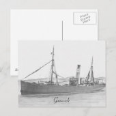 Hull trawler - Gamecock Postcard Postkarte (Vorne/Hinten)