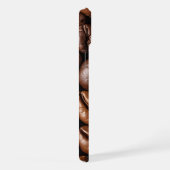 Hülle für das Handy mit Kaffebohnen-Muster iPhone Hülle (Rechte Seite)