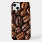 Hülle für das Handy mit Kaffebohnen-Muster iPhone Hülle (Rückseite)
