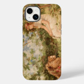 Hülle für iPhone/iPad 'Dame mit Löwe' (Rückseite)