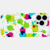 Hülle für iPhone mit Farbspritzer-Design (Rückseite (Horizontal))