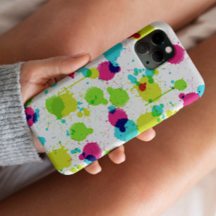 Hülle für iPhone mit Farbspritzer-Design