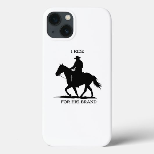 Hülle für iPhone zum Reiten (Rückseite)
