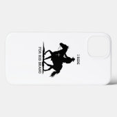 Hülle für iPhone zum Reiten (Rückseite (Horizontal))