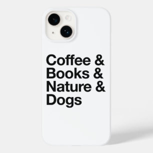 Hülle für 'Kaffee & Bücher & Natur & Hunde' (Schwa