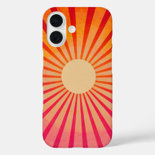 Hülle für Peach Sunburst-Telefone