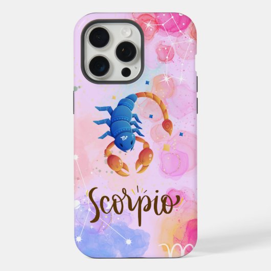 Hülle iPhon 15 Scorpio iPhone Hülle (Rückseite)